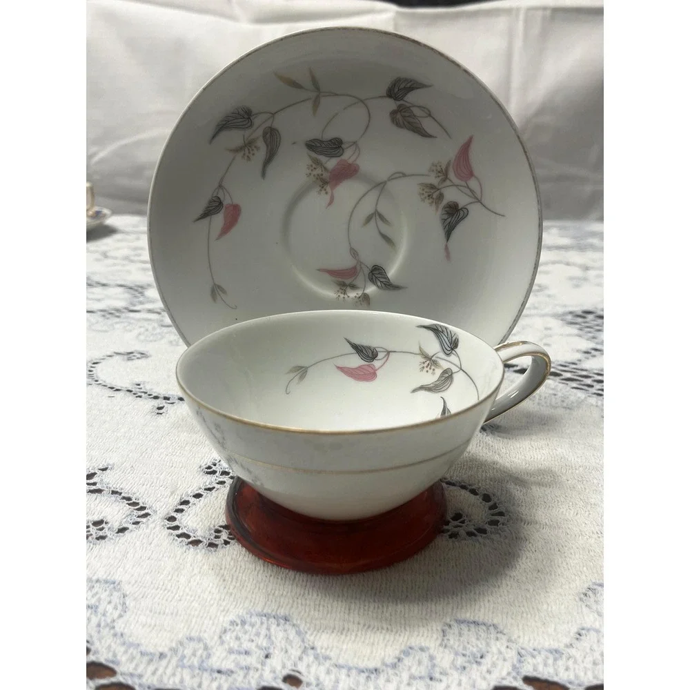 Noritake China Cup‎ and Saucer, Arden Pattern #5603